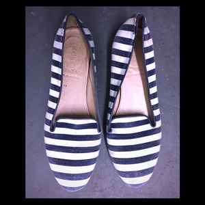 J. Crew lightly used genuine leather flats
